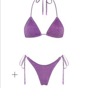 Triangl Vinca Violet Sparkle bikini
